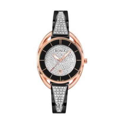 Bonia Cristallo Elegance BNB10712-2032 Stainless Steel Women Watch